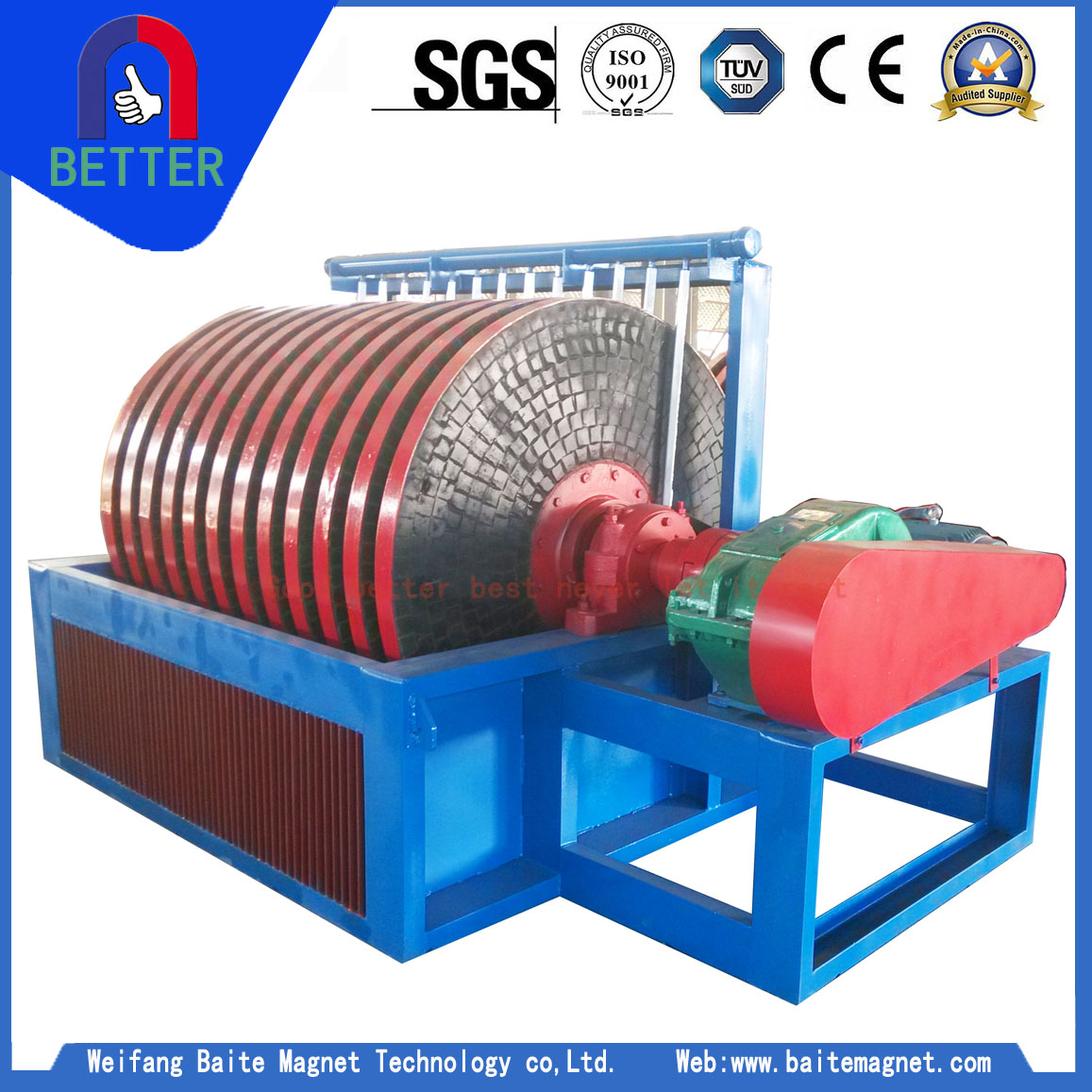 Waterless DIscharging Tailings Recovery Machine